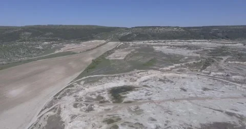 Video from pile driver, nature, fields of trees, flowering trees, garden Stock Footage 311525737