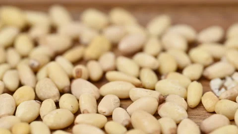 Video of pine nuts Stock Footage 327963467