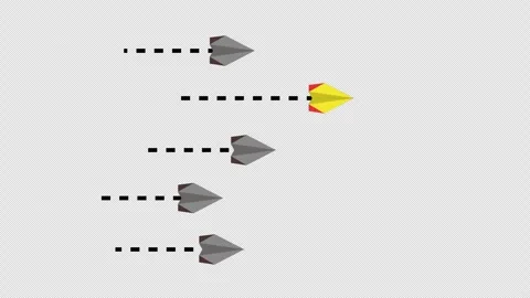 Video of a plane race about daring to be different and being the first to see o Stock Footage 309997765