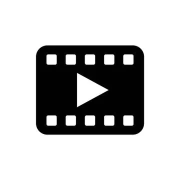 Video play icon stock vector illustration Stock Illustration