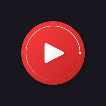 Video play vector button Stock Illustration
