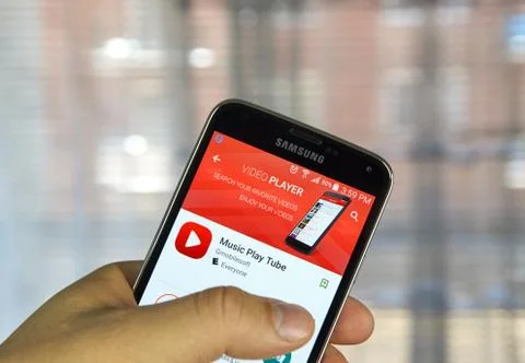 Video player android application Stock Photos