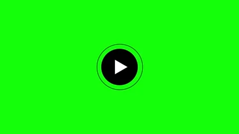 Video player button icon animation, music play button animation, video play.. Stock-Footage 306558175