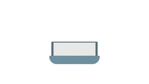 Video player icon featuring a play button in the center of a circular design. Stock Footage 333233354
