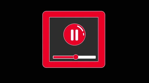 Video player icon Video stock 169051597