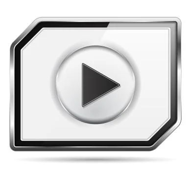 Video Player Icon Stock Illustration