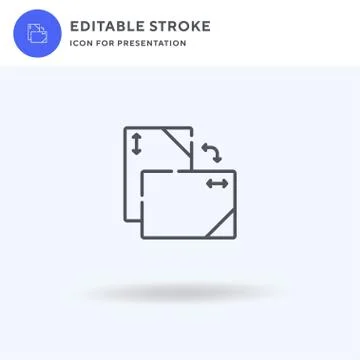 Video Player icon vector, filled flat sign, solid pictogram isolated on white Stockillustratie