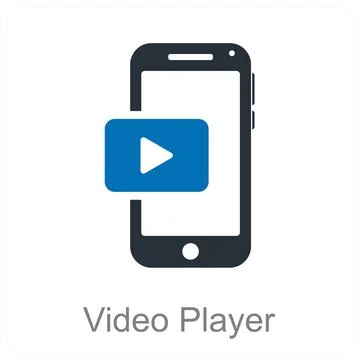 Video Player Stock Illustration