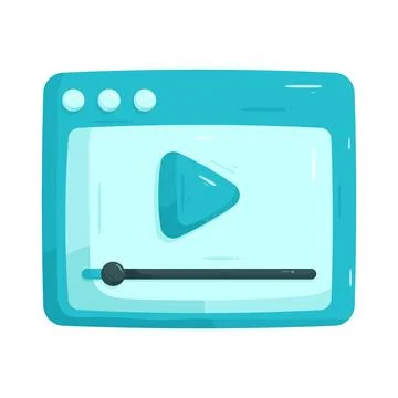 Video player Stock-Illustration
