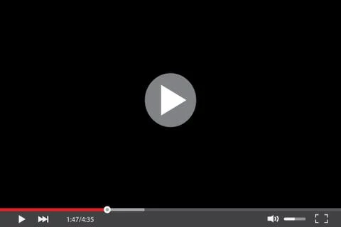 Video Player Illustration Stock Illustration