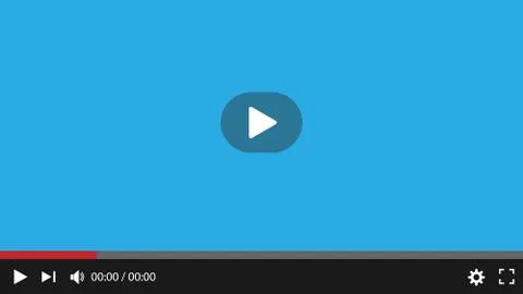 Video player interface. Vector illustration, flat design. 库存插图
