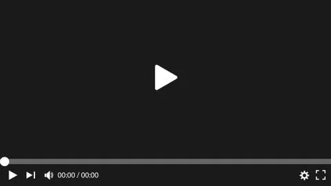 Video player interface. Vector illustration, flat design. イラスト素材