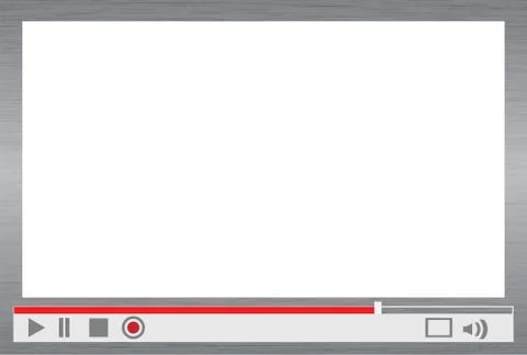 Video player menu Stock Illustration