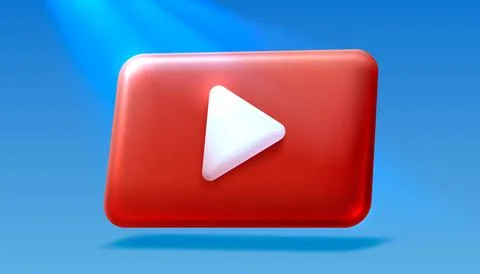 Video player, play button application, bar object. Vector illustration Illustrazione stock
