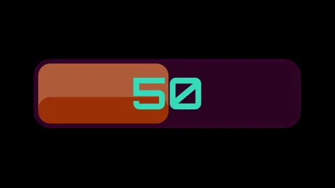 Video player progress bar showing playback status Stock Footage 337152396