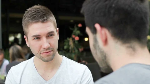 Video portrait of a confident man drinking coffee Stock Footage 39343278