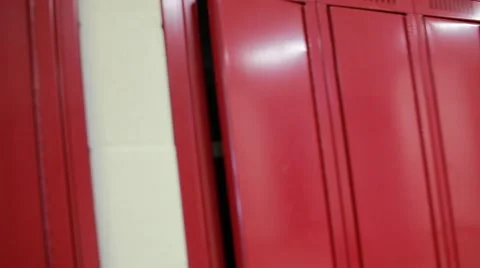 Video POV of a student being shoved into a locker (short) Stock Footage 41453673