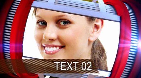 Video Presentation 02 After Effects stock