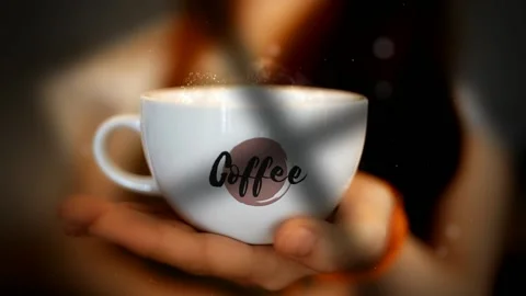 Video presentation of coffee in a restaurant, cafe, pizzeria Stock Footage 155015697