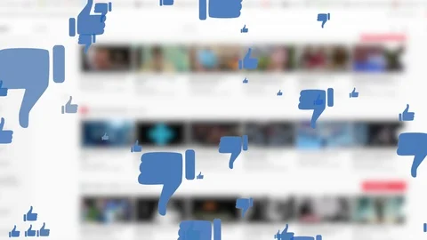 Video Progress Counter Bar Showing Views and Likes Video stock 86826516