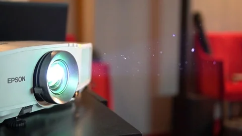 Video Projector, Dust Particles, Slow Motion, 1080 스톡 동영상 104346650