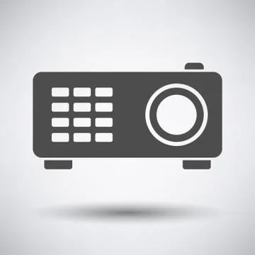 Video projector icon Stock Illustration