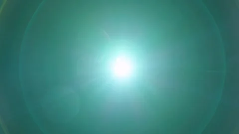 The video projector lights up and dazzles us with cold-coloured flashes of light Stock Footage 289546335