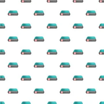 Video projector multimedia device seamless pattern background Stock Illustration