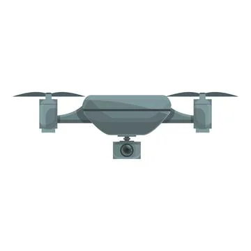 Video quadcopter icon cartoon vector. Camera drone Illustrazione stock