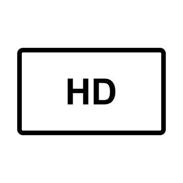 Video quality icon Stock Illustration