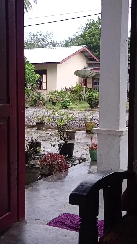 Video of rain falling rain Stock Footage 296785549