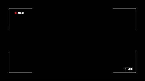 Video Recording frame layout viewfinder, Camera viewfinder, Video Camera Re.. Illustrazione stock