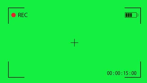 Video recording interface 스톡 일러스트