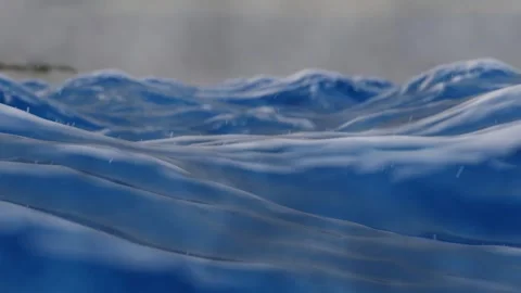 Video render and 3d illustration of a stormy sea. Stock Footage 262129354