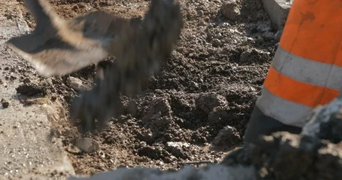 Video of road work in 4K resolution. Stock Footage 103399853