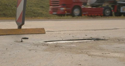 Video of road work in 4K resolution. Stock Footage 103409208