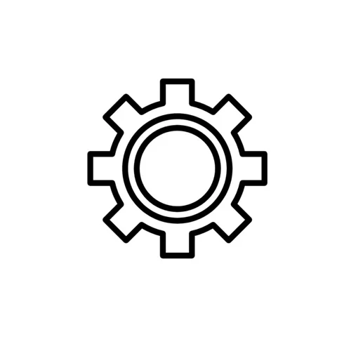 Video of rotating round factory tool symbol Stock Footage 333871718