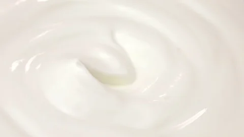 Video of scooping yogurt in 4K Stock Footage