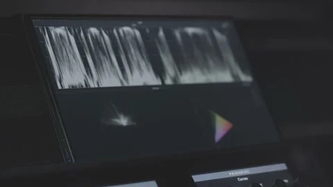 Video scope of a color grading panel Stock Footage 159192729