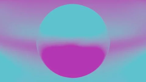 This video showcases a 3D abstract sphere rendered in a stunning holographic  Stock Illustration