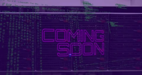 The video showcases the animation of data processing over close up of computer Video stock 328087288