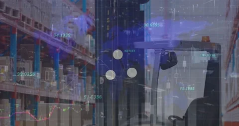 Video showcases data processing in finance and technology with global Stock Footage 329289125