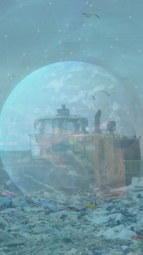 This video showcases the global interconnectedness of computers Stock Footage 343504148
