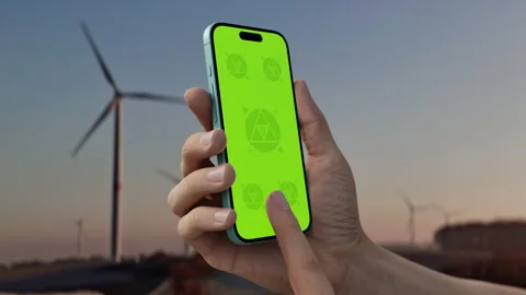 A video showcasing a phone in a man's hand Stock Footage 293728409