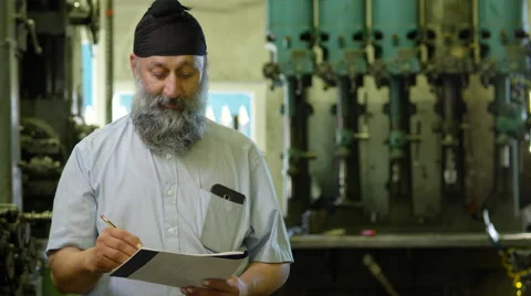 Video showing engineering being done in a very classical way. Stock Footage 63031654