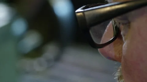 Video showing engineering being done in a very classical way. Stock Footage 63031686