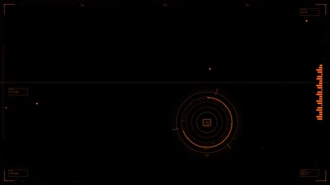 Video showing a hud animation with circular patterns and various graphical .. Stock Footage 328435098