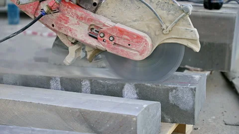 A video showing various scenes of a circular saw cutting different materials Stock Footage 270224683