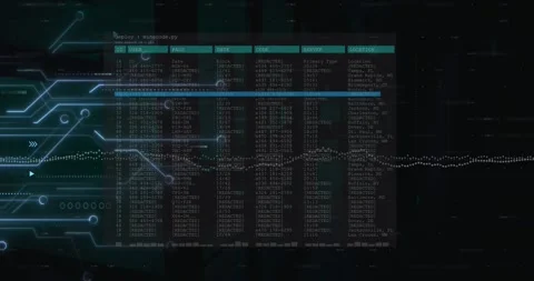 This video shows a computer interface being used to process and code data Stock Footage 327004211
