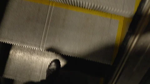 Video shows people using escalators in subway and dark places Stock Footage 304788696